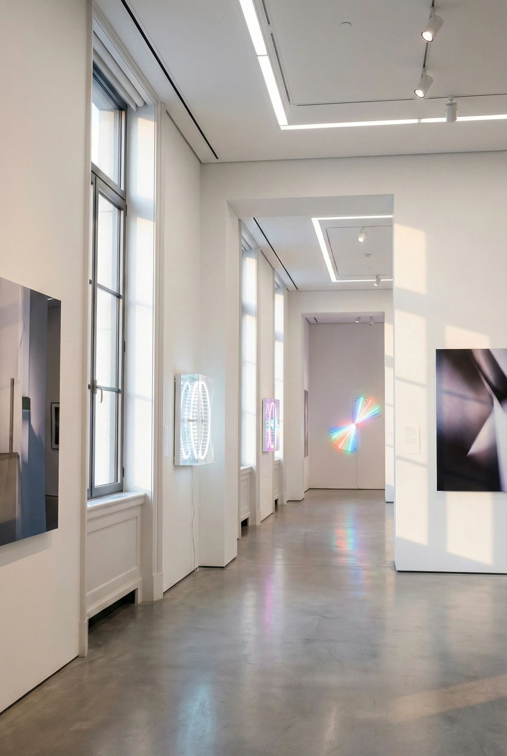 Historic museum interior with wooden displays