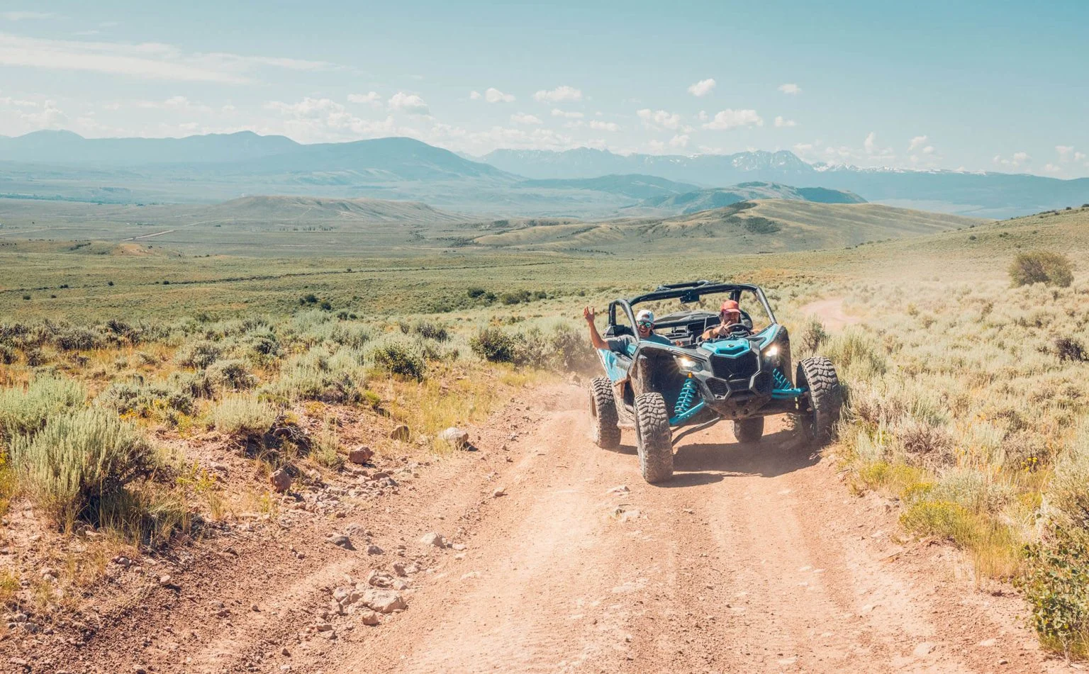 Golden aspen and snow-capped peaks above a Grand County, Colorado mountain meadow